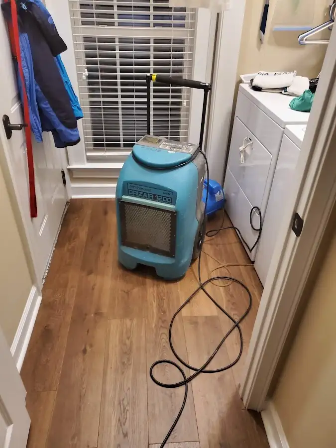Commercial dehumidifier deployed for Flood Damage Cleanup in Daytona Beach Shores